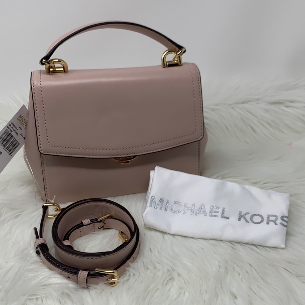 Michael Michael Kors Small Lt Pink Leather Satchel - Picture 15 of 16